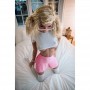 157cm (5ft2') blonde hair wheat skin full size silicone dolls - Yukina
