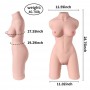 Sex Doll Torso Lifelike D Cup Boobs 40.78 lb