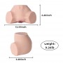 Male realistic 3D sex toy buttocks trunk sex doll